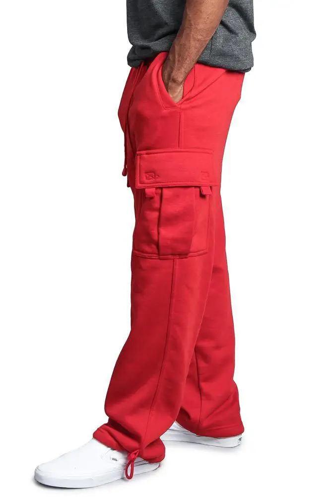 Men's Multi-Pocket Loose Straight Pants 2019 — feature 20