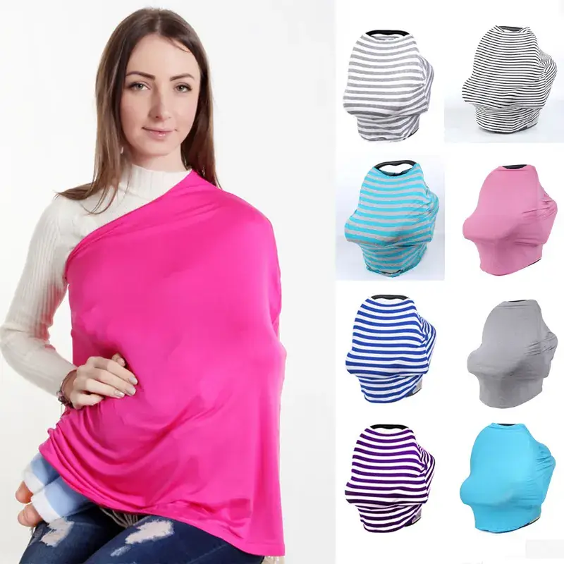 White Striped Anti-Running Baby Towel 1.5x1.5cm - Image 23