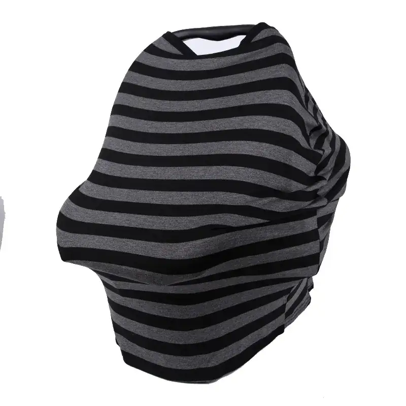 White Striped Anti-Running Baby Towel 1.5x1.5cm - Image 6