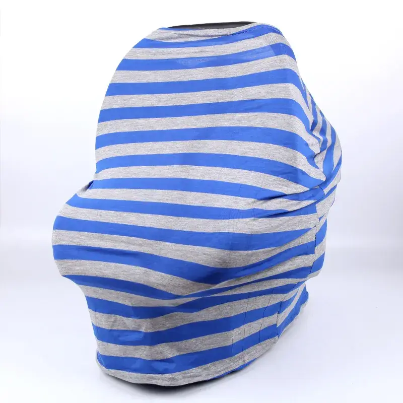 White Striped Anti-Running Baby Towel 1.5x1.5cm - Image 7