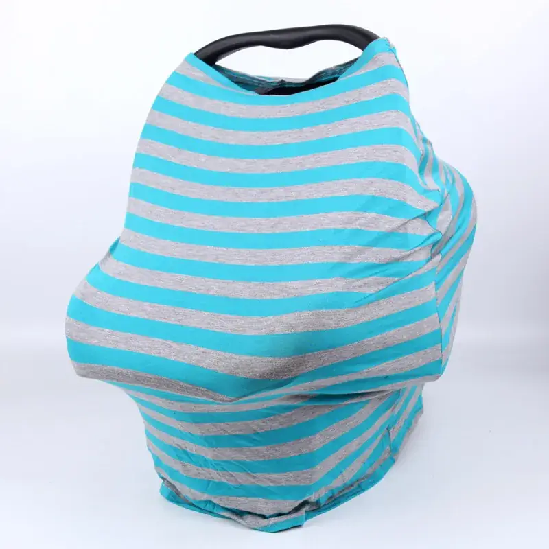 White Striped Anti-Running Baby Towel 1.5x1.5cm - Image 8
