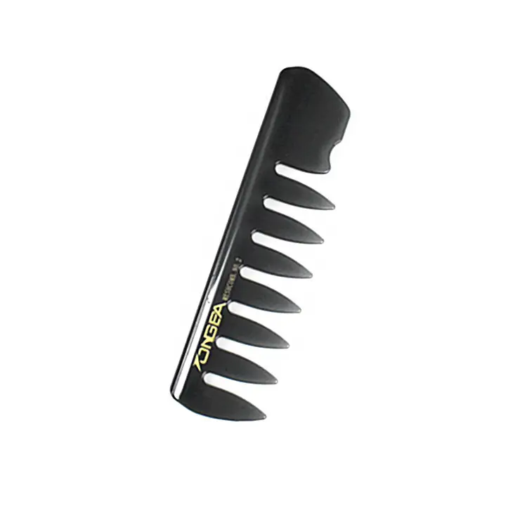 Factory Direct Retro Oil Comb Men's Big Tooth Back Texture Double-Sided Insert Wide Tooth
