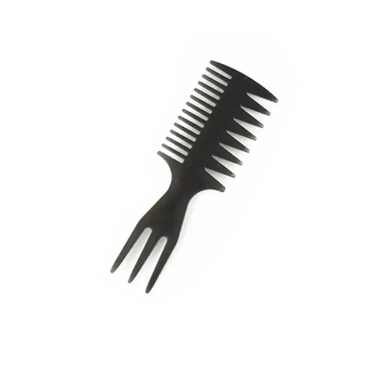 Factory Direct Retro Oil Comb Men's Big Tooth Back Texture Double-Sided Insert Wide Tooth