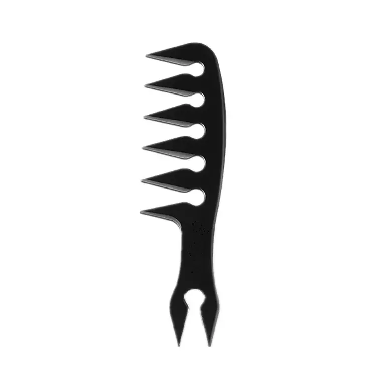 Factory Direct Retro Oil Comb Men's Big Tooth Back Texture Double-Sided Insert Wide Tooth