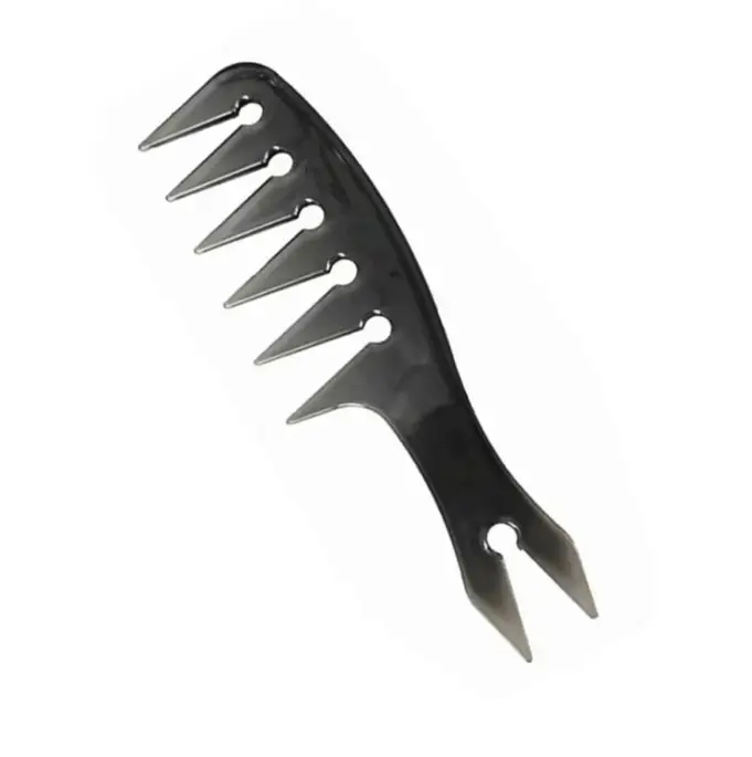 Factory Direct Retro Oil Comb Men's Big Tooth Back Texture Double-Sided Insert Wide Tooth