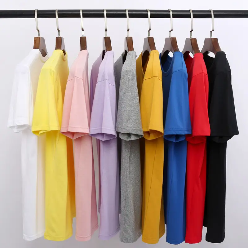 Pure Cotton Red T-Shirt for Men Women Wholesale - Image 13