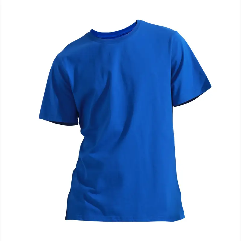 Pure Cotton Red T-Shirt for Men Women Wholesale - Image 16