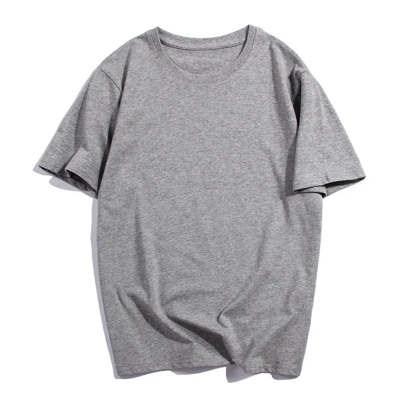 Pure Cotton Red T-Shirt for Men Women Wholesale - Image 3