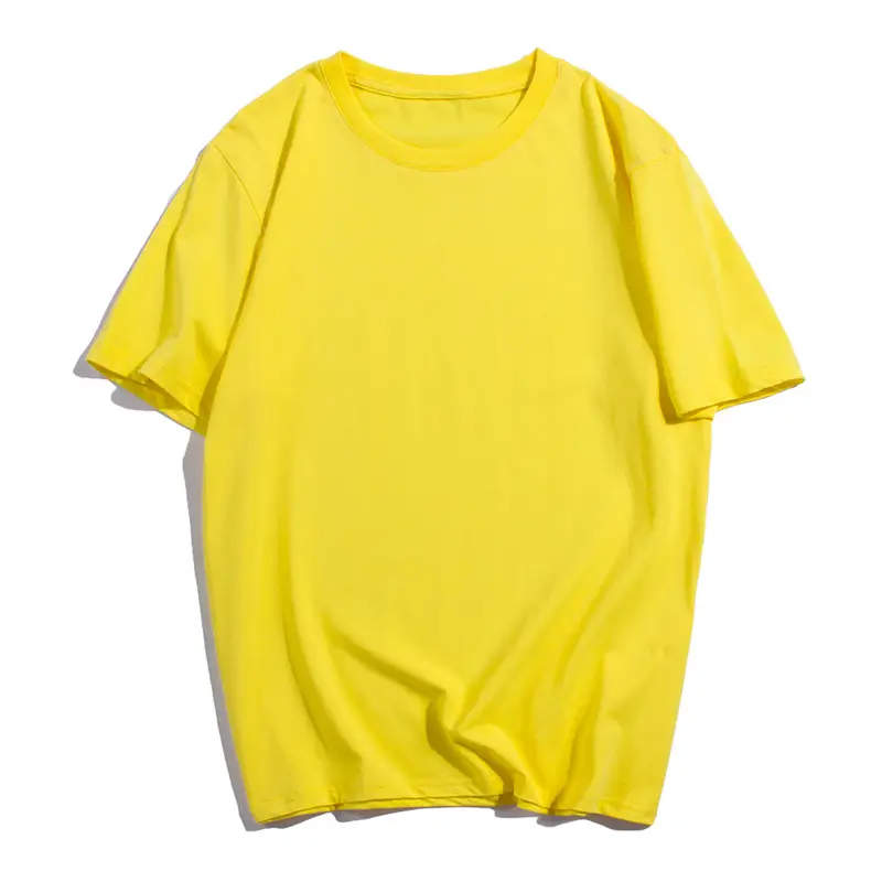 Pure Cotton Red T-Shirt for Men Women Wholesale - Image 5