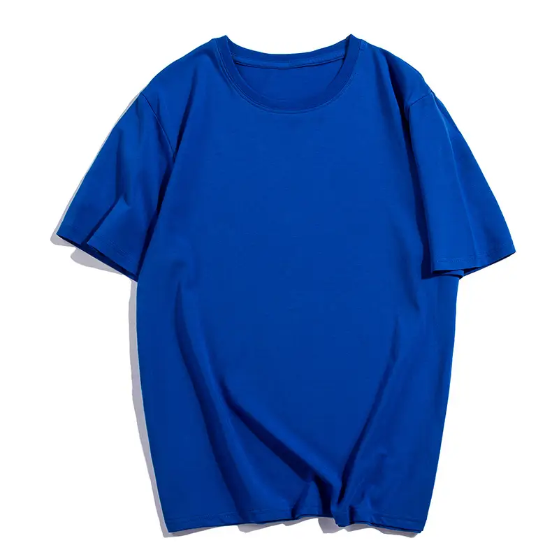 Pure Cotton Red T-Shirt for Men Women Wholesale - Image 6