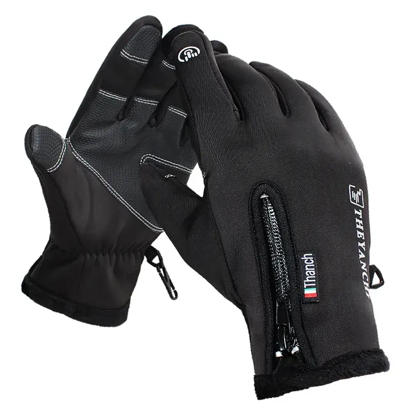 Winter Waterproof Finger Gloves for Men Women Windproof Warm Riding - Image 3