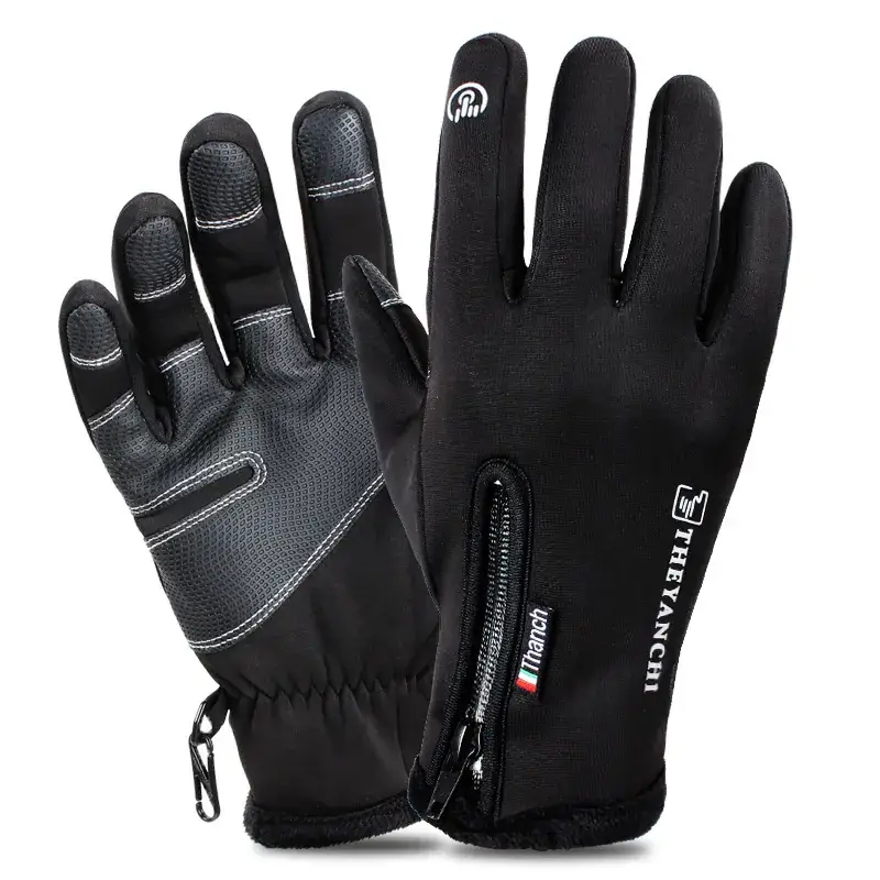Winter Waterproof Finger Gloves for Men Women Windproof Warm Riding - Image 6
