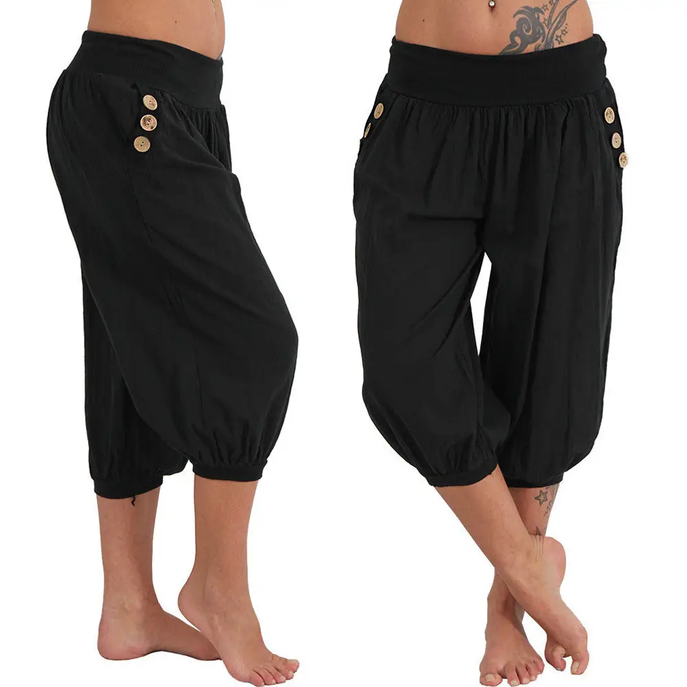 2018 Summer Aladdin Casual Pants Plus Size Fat Pants - Image 2