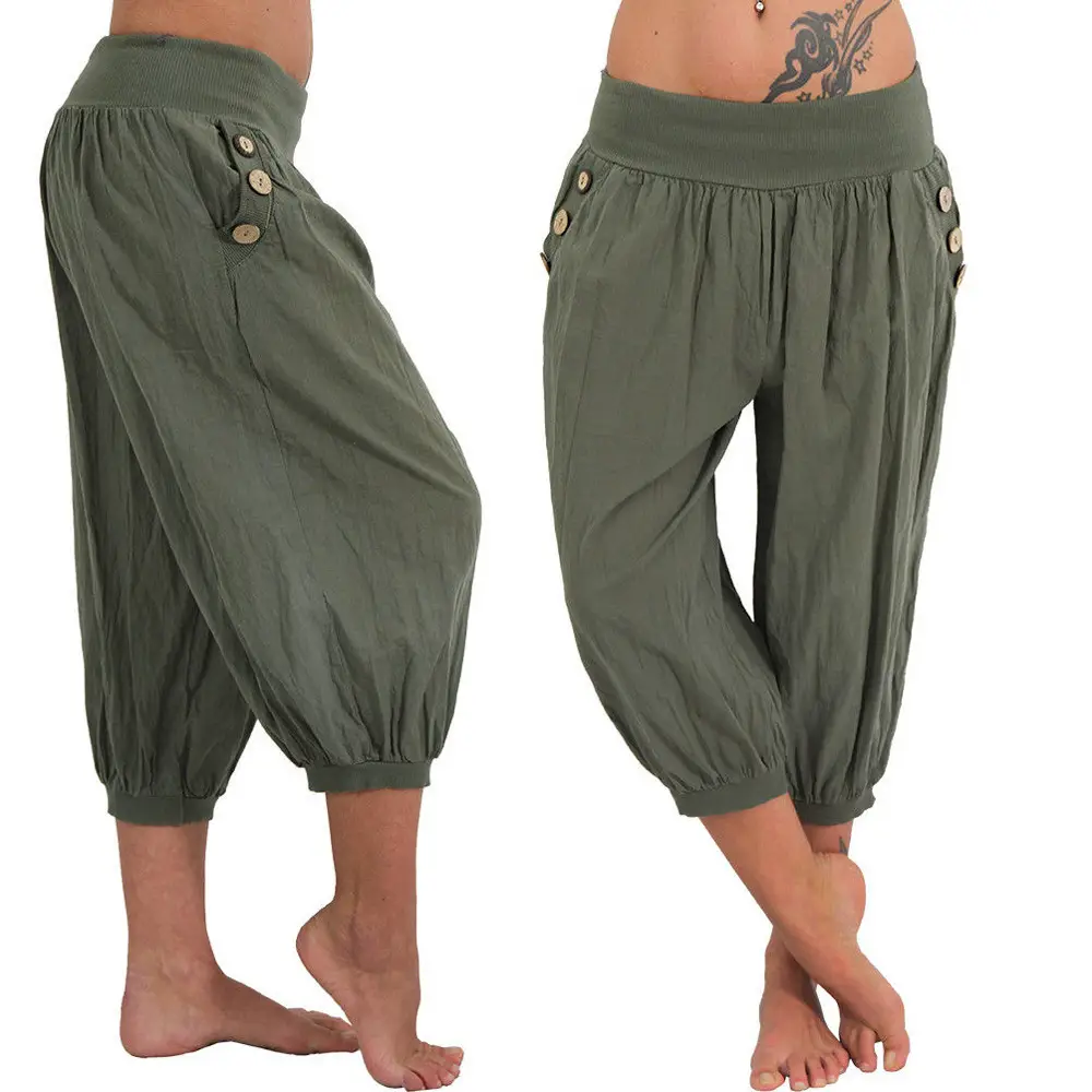 2018 Summer Aladdin Casual Pants Plus Size Fat Pants - Image 4