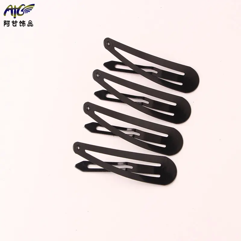 Black Matte Hair Clips for Women Wholesale - Image 8