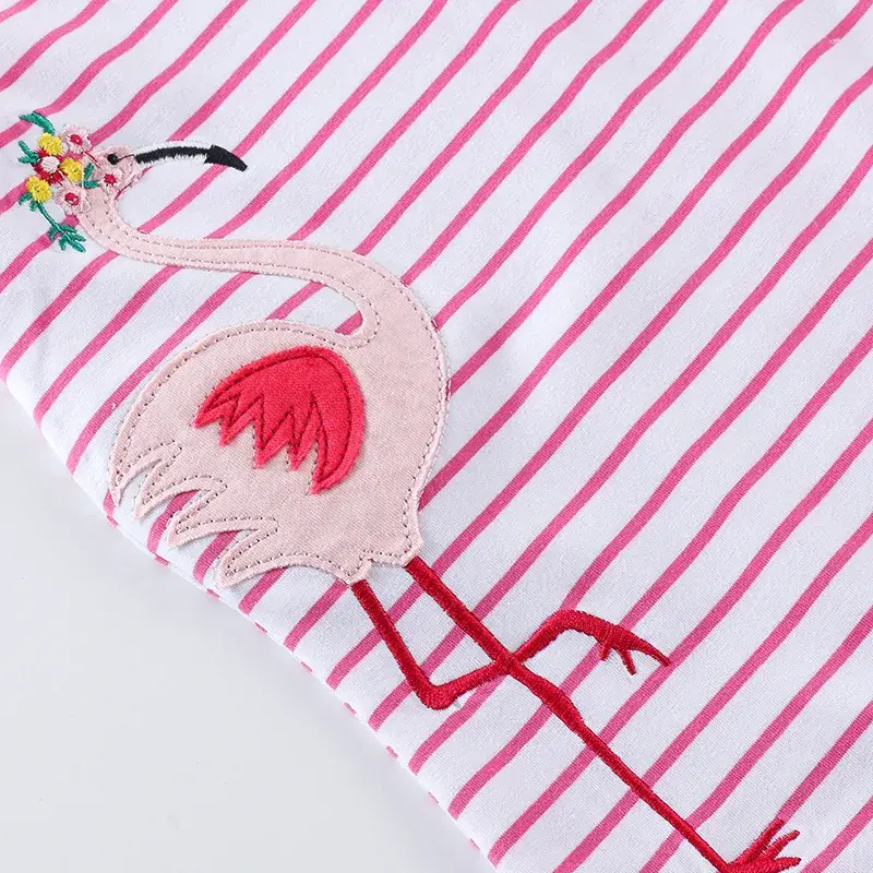 Girls Flamingo Skirt Spring Summer Western Style - Image 5