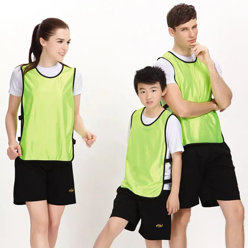 Red Anti-Slip Football Vest for Kids