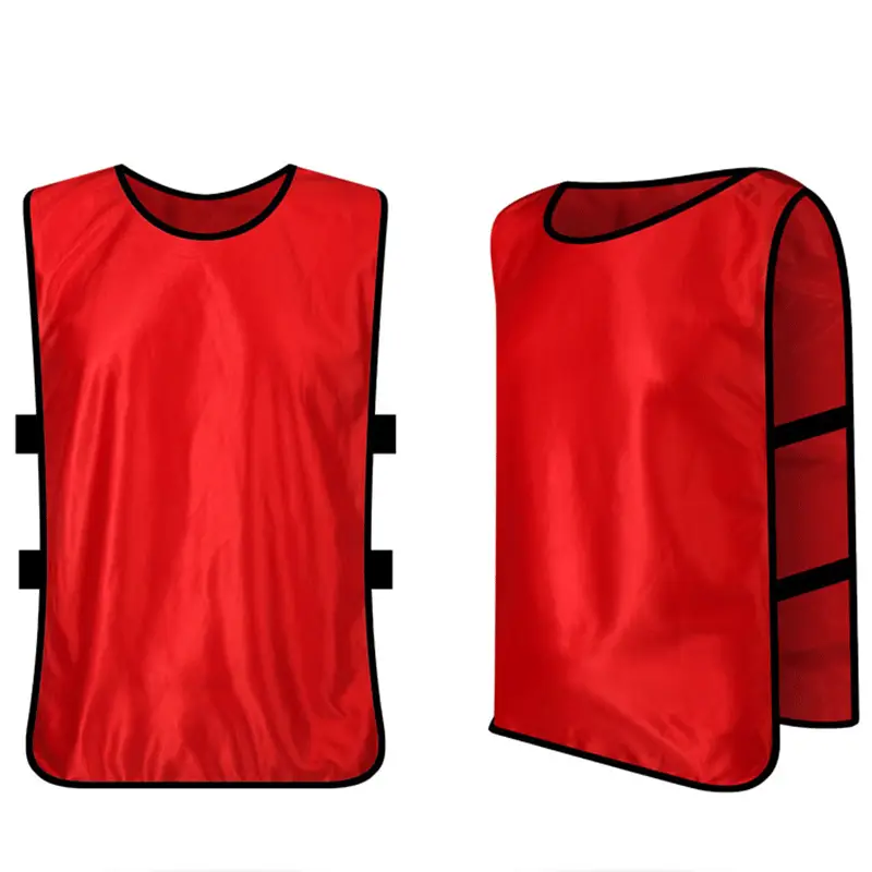 Red Anti-Slip Football Vest for Kids