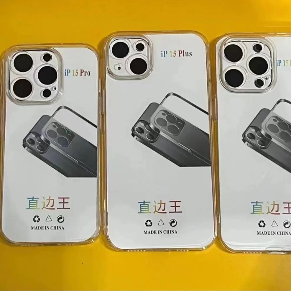 15 Pro 16 Mobile Phone Case Straight Edge King White