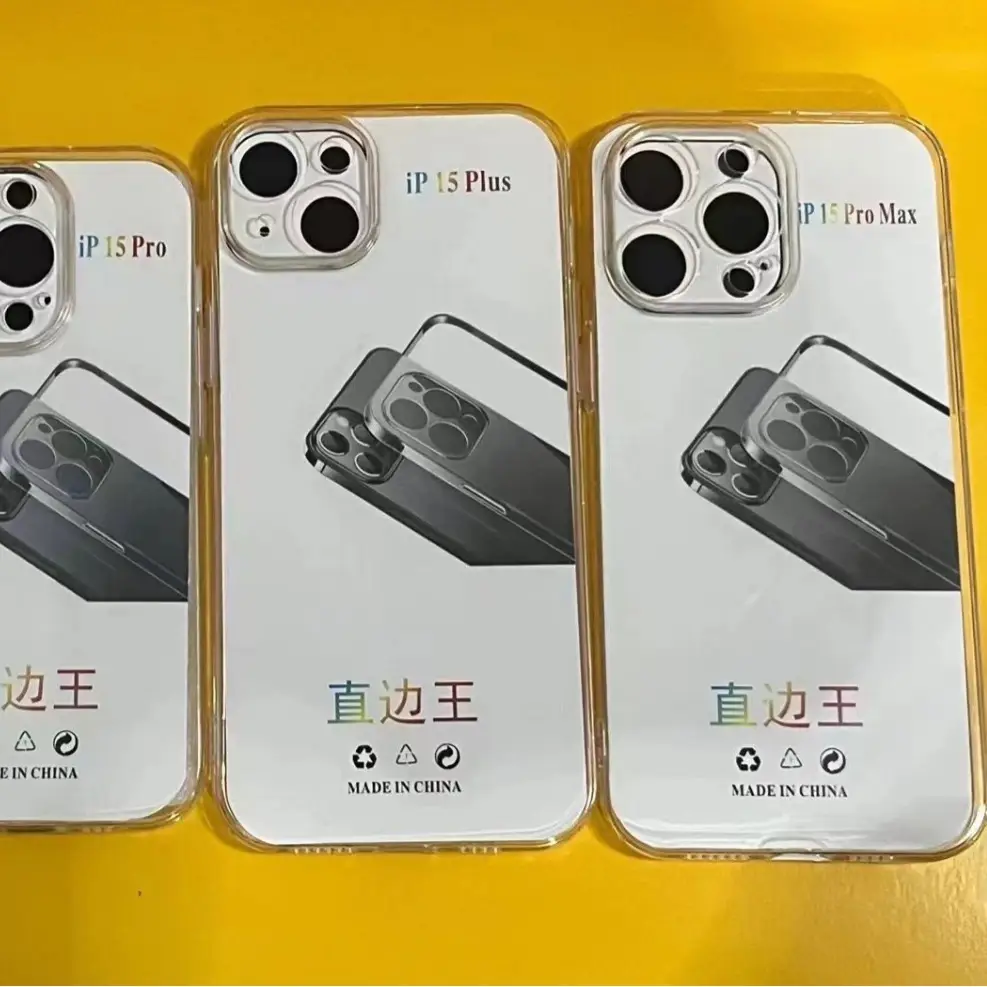 15 Pro 16 Mobile Phone Case Straight Edge King White