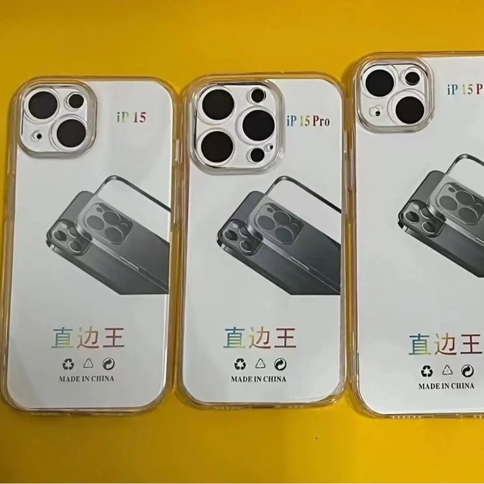 15 Pro 16 Mobile Phone Case Straight Edge King White