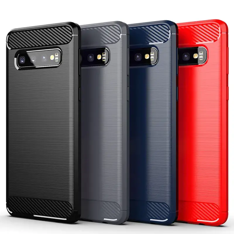 Samsung S10E Protective Case Red Silicone Drop Resistant - Image 4