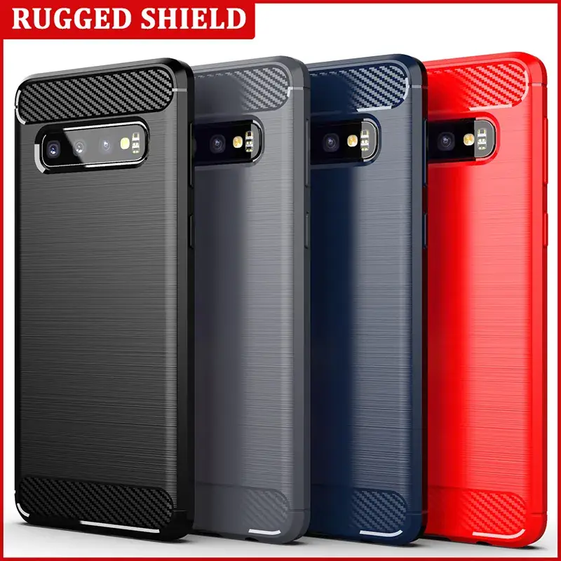 Samsung S10E Protective Case Red Silicone Drop Resistant - Image 6