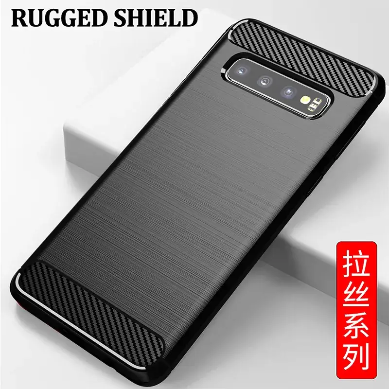 Samsung S10E Protective Case Red Silicone Drop Resistant - Image 7