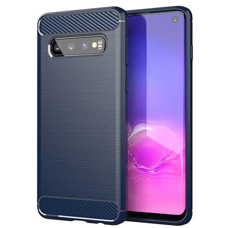 Samsung S10E Protective Case Red Silicone Drop Resistant - Image 2