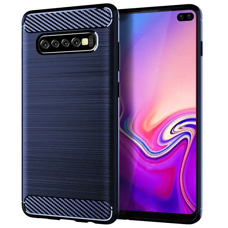 Samsung S10 Plus Carbon Fiber Protective Case - Image 2
