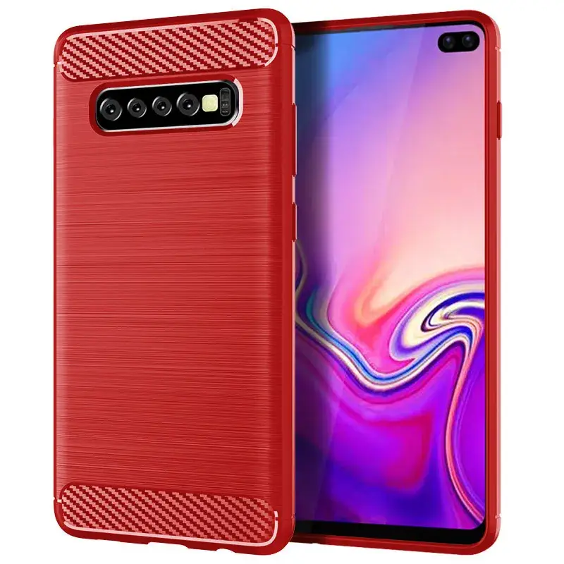Samsung S10 Plus Carbon Fiber Protective Case - Image 3