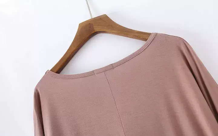 2023 V-Neck Loose T-Shirt Gray Plus Size — feature 32