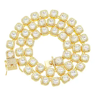 Gold Diamond Chain Necklace for Men European American Hip Hop Style — feature 10