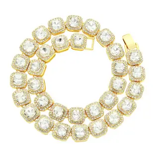 Gold Diamond Chain Necklace for Men European American Hip Hop Style — feature 7