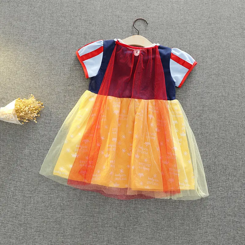 2025 Kids Snow White Dress Girls Frozen Christmas Dress - Image 4