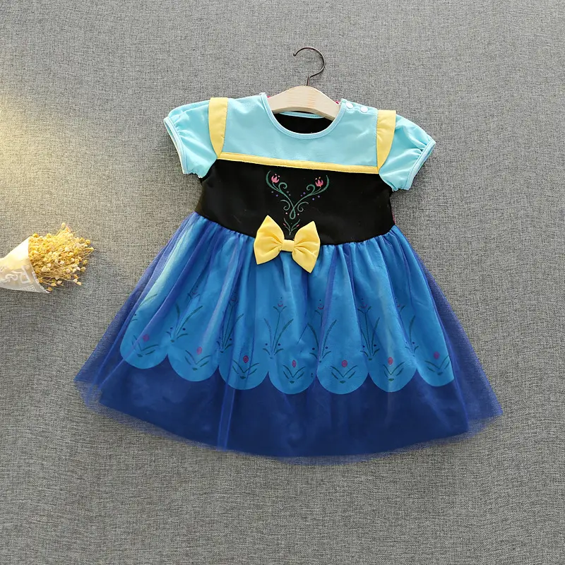 2025 Kids Snow White Dress Girls Frozen Christmas Dress - Image 5