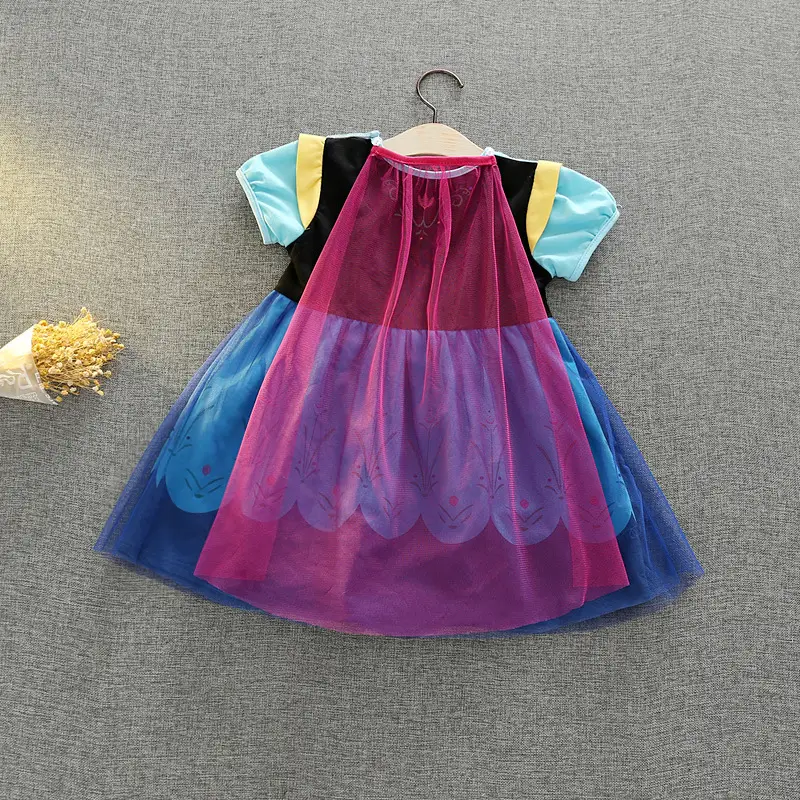 2025 Kids Snow White Dress Girls Frozen Christmas Dress - Image 6