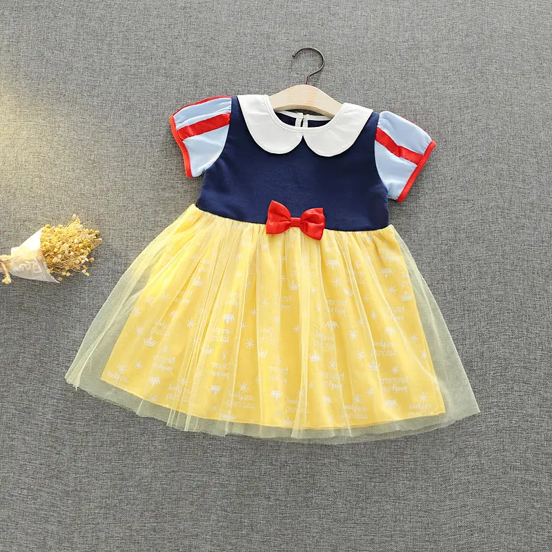 2025 Kids Snow White Dress Girls Frozen Christmas Dress - Image 2
