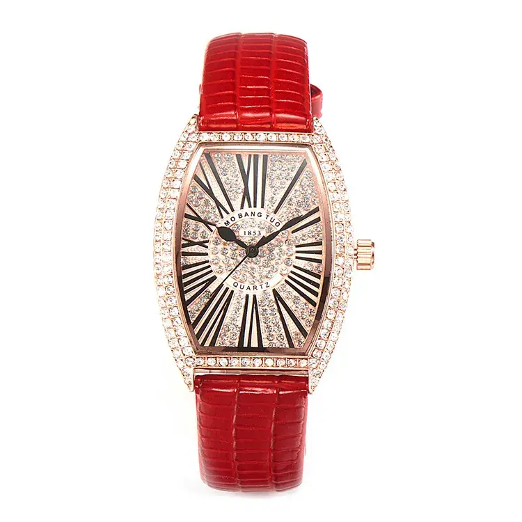 AliExpress Women's Diamond Encrusted Rose Gold Watch - Image 6