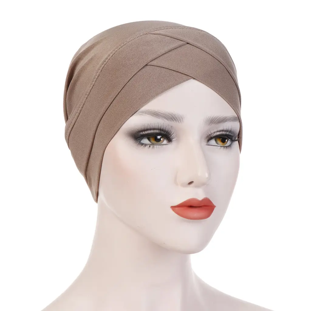 Red Stretchy Muslim Headcap for Women - Image 24