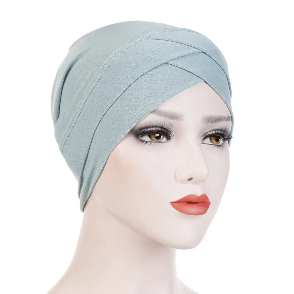 Red Stretchy Muslim Headcap for Women - Image 13