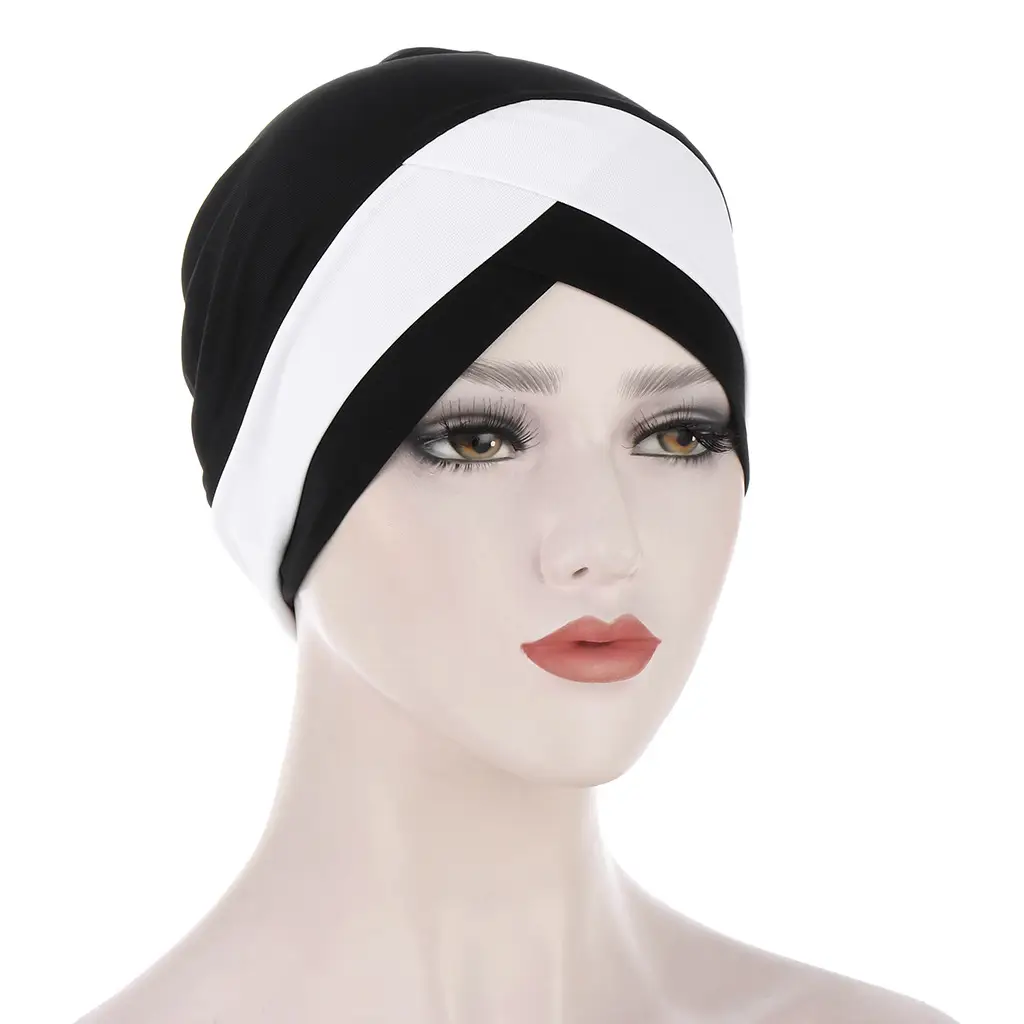 Red Stretchy Muslim Headcap for Women - Image 16