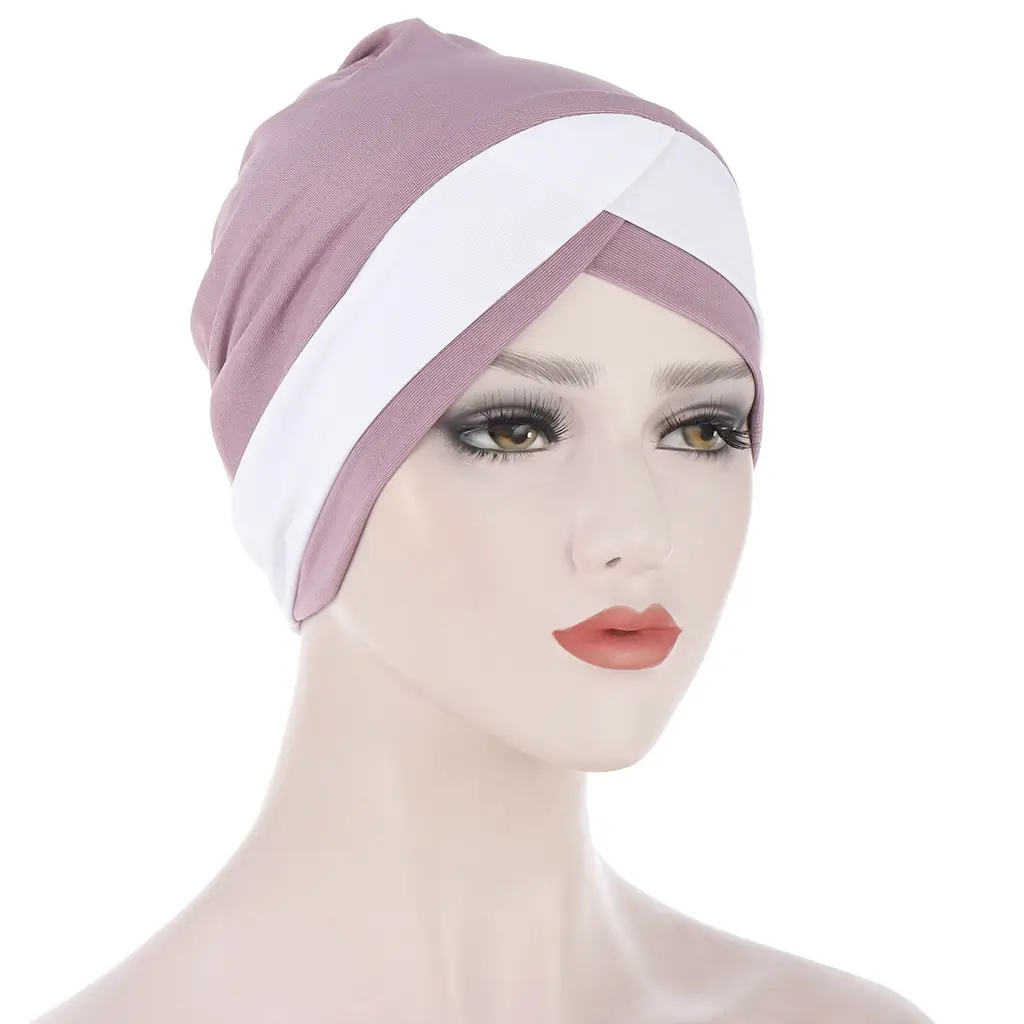 Red Stretchy Muslim Headcap for Women - Image 21