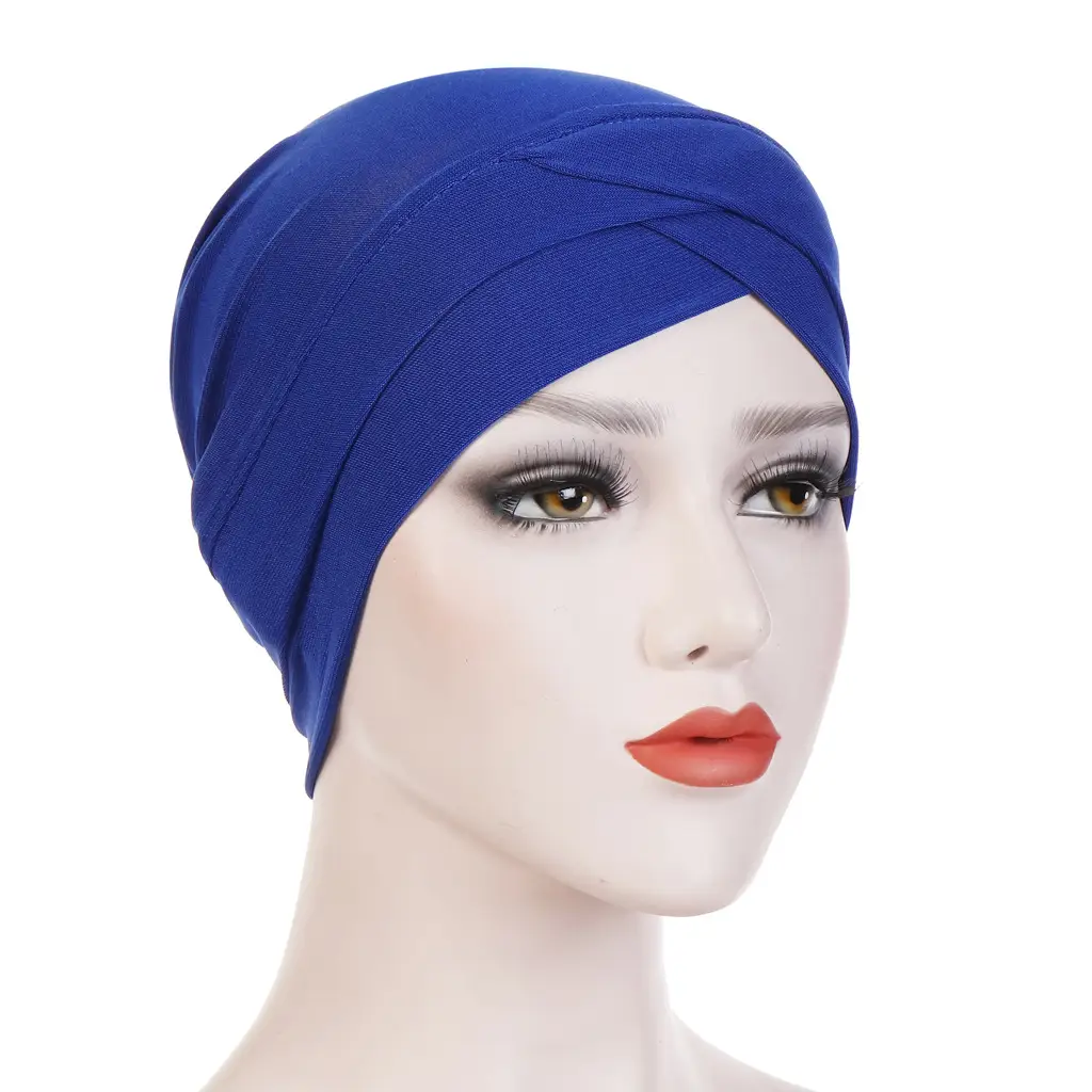 Red Stretchy Muslim Headcap for Women - Image 7