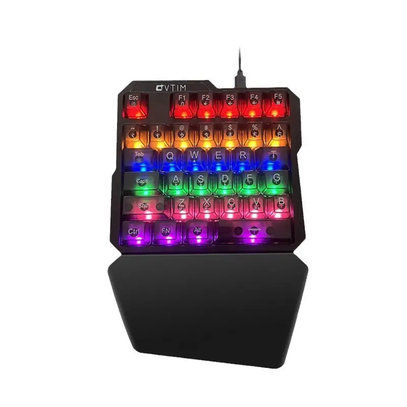 Dragon guard K109 one-handed game mechanical keyboard gun god throne left hand keypad mobile phone game external Yama - Image 9