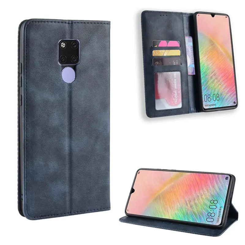 Huawei Mate20 Leather Magnetic Flip Case - Image 8