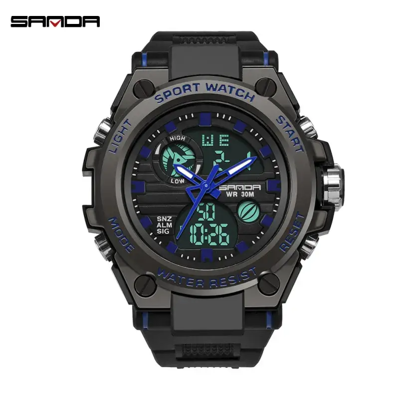 739 black and blue men's style