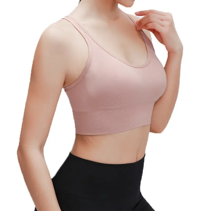 RUXI Ruxi Sports Underwear Women's Shock-proof Running Gather-up Shaping Yoga Vest Fitness Bra Outer Wear