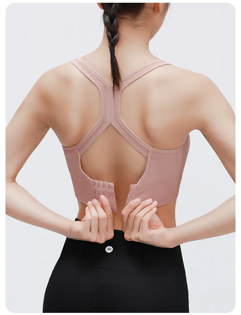 RUXI Ruxi Sports Underwear Women's Shock-proof Running Gather-up Shaping Yoga Vest Fitness Bra Outer Wear — feature 12