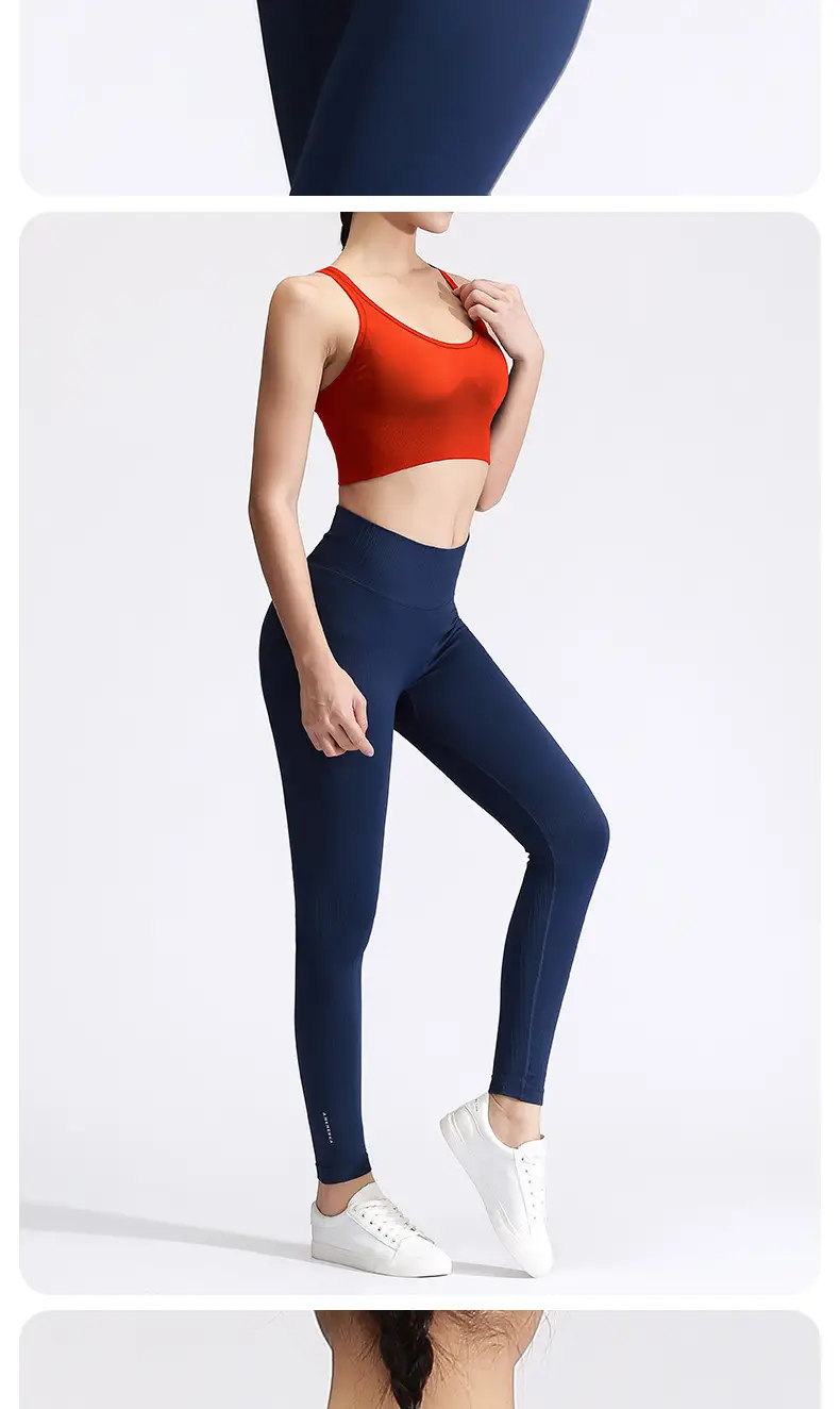 RUXI Ruxi Sports Underwear Women's Shock-proof Running Gather-up Shaping Yoga Vest Fitness Bra Outer Wear — feature 25